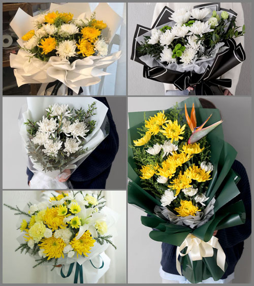 江苏南通启东市吕四港镇洋章村白事花束代送